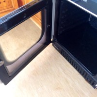 Oven after cleaning